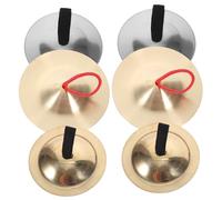 VANZACK 3 pares Címbalos de Dedo para Juego de Instrumento de Percusión Ligero Accesorios Musicales para Educación Infantil y Expresión Rítmica