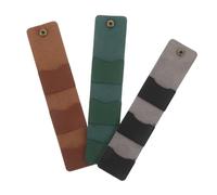 VANZACK 3 Piezas Bolsa de Recogida de Púas de Guitarra Estuche Organizador de Cuero Sintético Caja Portapúas Plegable Enrollable con Compartimentos Funda para Púas para Guitarristas