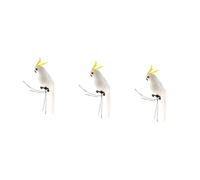 VANZACK 3 Piezas De Simulación De Loro Decoración De Escritorio Decoraciones De La Selva Pájaros De Espuma para Manualidades Pájaros Tropicales Falsos Accesorio De Disfraz De Pirata Loros