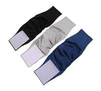 VANZACK 3 Piezas Pañales para Perros Machos Lavables y Reutilizables Banda Abdominal para Perros Pañales para Cachorros Prevención del Apareamiento