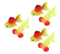 VANZACK 3 Series Decoraciones Simuladas De Peces Dorados Vistoso Tanque Decoración De Peces Luminoso Beto Peces De Acuario De Colores Condujo Gel De Sílice 2 Piezas X 3