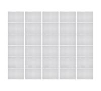 VANZACK 30 Unidades Tapete de Rejilla Rectangular para Macetas 20x30cm de Fibra de Vidrio Diseño Transpirable y Prevención de Fuga de Tierra para Uso Interior y Exterior