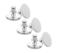 VANZACK 3pares Hebilla Magnética para Cortinas de Acero Inoxidable de Cierres Magnéticos Imanes para Cortinas Opacas Ducha