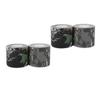 VANZACK 4 Piezas Cinta Cohesiva Autoadhesiva de Camuflaje Envoltura Ligera de No Tejida para Vendaje de Emergencia