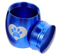 VANZACK 4 Piezas Urna para Mascotas Perro Urnas para Cenizas Urna De Gato Pequeña Urna De Recuerdo Urna De Animales Recuerdos Encanto Hueso Pequeño Conmemorar Acero Inoxidable