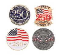 VANZACK 4 Pines Bandera de Estados Unidos para Día de los Caídos y Día de la Independencia Broches Patrióticos Decorativos Insignias de Solapa para Veteranos y Celebraciones Patrias