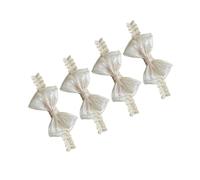 VANZACK 4piezas Diadema con Lazo para Diadema Elástica Linda con Diseño de Lazo para Niña para Recién Nacidas y Bebés