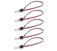 VANZACK 5 Piezas de Micrófono de Condensador Electret Miniatura con Cable Terminal, Inserción Previa con Puntos de Soldadura, Compatible para Grabar Música y Transmisiones en Directo