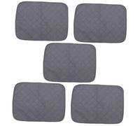 VANZACK 5 Piezas Estera Impermeable para Mascotas Almohadilla para Jaula De Perro Almohadilla para Hacer Pipí De Hámster Ropa De Cama De Conejillo De Indias Erizo Hámsters Fibra De Bambu