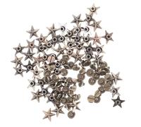 VANZACK 50 Piezas Tachuelas Punk de Aleación con Forma de Figura Geométrica para Ropa y Cinturones, Ligeras y Prácticas para Proyectos DIY de Manualidades Punk