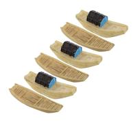 VANZACK 6 Figuras Miniatura de Barquitos de Resina para Decoración Náutica Modelos Realistas de Barcos de Pesca para Micro Paisajes Bonsáis y Manualidades Adornos para Hogar y Oficina