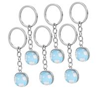 VANZACK 6 Piezas Llavero Globo Vistoso Accesorio Fabricante Huéspedes Chico Boda Encanto Del Llavero Fiesta Cadena De Claves Para La Mochila Colgante Llaveros Aleación De Zinc