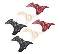 VANZACK 6 Piezas Protector para Guitarra Acústica con Diseño Floral y Pájaro Placas Autoadhesivas Resistentes Arañazos Colores Surtidos para Guitarra Folk