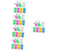 VANZACK 60 Piezas Caja de Recuerdos para Dientes de Leche de Estuche Infantil para Guardar y Preservar Dientes de Niña Contenedor Seguro para Memorias de Crecimiento