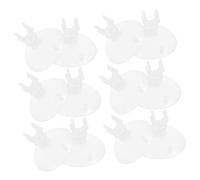 VANZACK 60 Piezas ventosas Clip clamp Accesorios pecera succión Ventosa para Acuario Taza Ventosa para pecera Abrazadera ventosas Agua