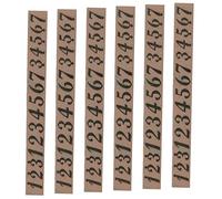 VANZACK 6Hojas Calcomanías de Notas para de Lengua Extraíbles Práctica Accesorio para Principiantes