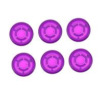 VANZACK 6Pcs Botones De Pedal Para Guitarra - Tapas Antideslizantes Para Efectos De Pedal - Protección y Estilo Para Tu Pedalera Color Púrpura