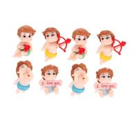 VANZACK 8 Piezas Figuras Miniatura de Resina para Decoración de Salpicadero y Micro Paisaje Adornos Kawaii para Coches y Hogar Regalos Originales para Mujeres