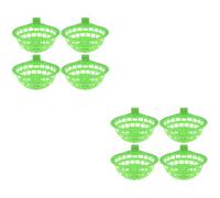 VANZACK 8 Piezas Ofertas Suministros para Mascotas Acuario Barril Decoraciones Mascotas Suministros Guinea Cerdo Ejercicio Pelota Mascotas Cosas Palstic Canario Nido Pájaros Viviendo Nido