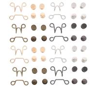 VANZACK 8juegos Traje De Jeans Botones Ajustables Hebilla De Cintura Extraíble Para Pantalones Vaqueros Extensor De Hebillas De Cintura Desmontable De Botones De Jeans