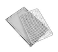 VANZACK Alfombra para Arena De Gatos De Doble Capa Alfombrilla Recolectora De Arena Grande Alfombrilla para Arenero De Gato Controla La Dispersión