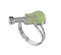 VANZACK Anillo De Guitarra Cambio De Color Joyería Ajustable Para Niñas y Adolescentes