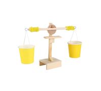 VANZACK Balanza de Madera DIY, Juguete Educativo Stem de Equilibrio y Física, Kit Científico Manual para Aprendizaje y Experimentos, Obsequio Infantil 36 Meses