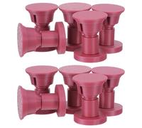 VANZACK Base en Forma de T para Coral Doble Cabeza 3 Cm Color Calcio, 10 Piezas Soporte Estable para Estante de Cría de Corales, Decoración y Suministros para Peceras de Agua Dulce