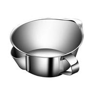 VANZACK Bol Filtro Aceite Acero Inoxidable Separador Grasa Cocina con Asa Colador Multipropósito para Aceite y Sopa Utensilio Saludable para Cocina