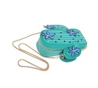VANZACK Bolso Bandolera Pequeño Cactus PU Diseño Retro Color Bolso Mini para Mujer Portátil y para Citas y Trabajo