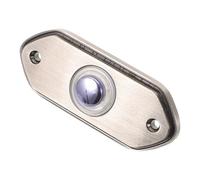 VANZACK Botón Pulsador Resistente al Polvo de Latón de Timbre de Puerta Hexagonal Vintage y Compatible para Apartamento y Cafetería