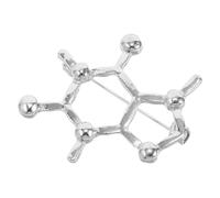 VANZACK Broche Molecular De Ciencia De Biología Molecular Broche De Química Para Mujeres Pin Elegante Accesorio Temático Científico Para Estudiantes y Profesores