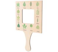 VANZACK Buscador de Naturaleza de Madera Grande 0.5 Cm, Herramienta de Identificación de Nubes y Exploración al Aire Libre, Juguete Educativo para Guía de Identificación Natural