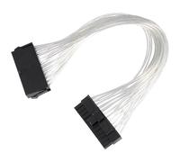 VANZACK Cable de Extensión de Alimentación ATX 24 Contactos Alargador 20+4 Contactos Desmontable Compatible Voltaje 3 a 12 V para Fuente de Alimentación y Placa Base de Computadora