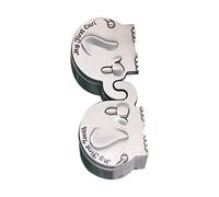 VANZACK Caja para Recuerdos de Mi Primer y Forma de de Metal Antioxidante para Bebés Recién Nacidos Almacenaje Seguro y Duradero