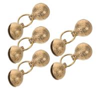 VANZACK Cascabeles para Collares de Perros y Gatos Campanas Multifunción de Tigre de 22 MM 5 Piezas Ligeras para Entrenamiento y Paseo Seguro de Mascotas