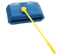 VANZACK Cencerro de Plástico Azul para Niños 13x9 Cm, Accesorio de Instrumento Musical para Percusión, Juguete Musical Educativo para Baterías Infantiles