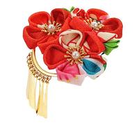 VANZACK Clip De Cabello Floral Kimono Accesorio Para Fiestas y Fotografía Decoración Para Hanfu Pinza Cabello Flores