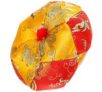 VANZACK Cojín para Cuenco Sonoro Budista de 3,5 Pulgadas, Almohadilla Bordada de Algodón para Meditación y Oración, Tapete Decorativo y Portátil para Cuencos