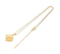 VANZACK Collar Vintage Cartas del Tarot para Mujer de Acero Inoxidable Amuleto Suerte Sol para Obsequio o Uso Diario