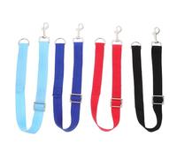 VANZACK Correas Ajustables para Cubos de Caballo 4 Piezas Nylon Resistente Multicolor (negro, Rojo, Azul, Azul Claro) para Colgar Cubos de Agua y Alimentación en Establos y Granjas