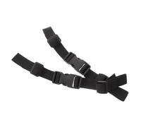 VANZACK Correas de Pecho para Mochila y Acordeón en Negro, 2 Piezas Hebilla, Material Plástico y Nylon, Distribuye Carga y Reduce Fatiga Corporal para Uso Cómodo