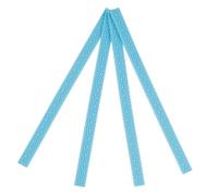 VANZACK Cubiertas Protectoras de Silicona para Ruedas de Maletas, Diseño Deportivo, Reducción de Ruido y Absorción de Impactos, 4 Unidades, Color Azul Claro, Protección para Equipaje