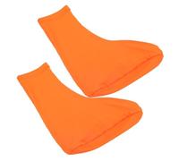 VANZACK Cubrezapatos para Senderismo Impermeables de Caña Alta Color Naranja, Polainas Resistentes Arena del Desierto, Talla L, Portátiles y Duraderas para Trekking y Actividades al Aire
