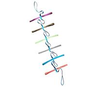 VANZACK Cuerda Antipérdida para Pequeños con Asas de Seguridad Correa Ajustable de 38 MM de Ancho Color Azul para Actividades al Aire Libre y Paseos Grupo