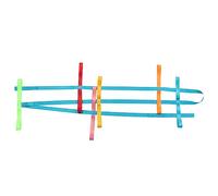 VANZACK Cuerda De Seguridad Para Caminar Para Niños y Niñas Tiras De Tracción Ajustables, Poliéster Resistente y Duradero, Adecuado Para Uso Exterior Guarderías y Excursiones, Multicolor y Ligera