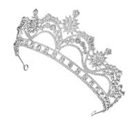 VANZACK de Agua Cristalina para Novia y Niñas Diadema Nupcial Elegante para Bodas Accesorios de Tocado de Fiesta y Cumpleaños Diseño Versátil para Eventos Formales