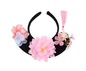 VANZACK Diadema para Niñas Dinastía Qing Encantadora y Elegante, Aro de Pelo Chino para Niñas, Ajuste Seguro y Diseño Clásico para Cosplay y Fiestas
