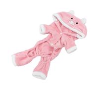 VANZACK Disfraz De Cerdo Navideño para Perro Sudadera Capucha De Cerdo para Halloween Abrigo Cálido para Mascota para Fiestas De Navidad