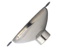 VANZACK Embudo para Conservas de Acero Inoxidable con Doble Asa Boca Ancha 201 Embudo Multiusos para Transferencia de Líquidos y Llenado de Aceite Cocina